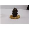 Image 7 : Vintage Table Lighter & Brass/Bronze Egyptian Pharaoh Statue on Marble Base