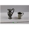 Image 1 : Vintage E.P.B.M 404 Silver Lidded Pitcher & 1 Pint Goblet (Unknown Maker)