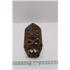 Image 1 : 16" Vintage Hand Carved Wood Tribal Dragon Mask - Philippines