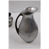 Image 8 : Silver Plated Pitcher, Goblet, Tray and Lid, Aluminium Pitcher - Made in Italy, Stainless Steel Cup 