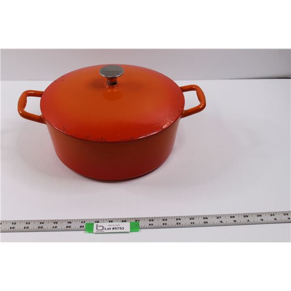 12 , 6.6L Lagostina Cast Iron Enameled Dutch Oven