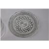 Image 9 : Crystal Ashtray, Glass Vase, Glass Flower Frog, Pedestal Dish w/ Glass Dome Cover & Crystal Dish w/G