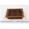 Image 1 : Vintage Floor/Wall Grate/Register - (Hot or Cold Air) 8"x10" w/o Lip