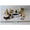 Image 1 : Assortment of Ornaments, Small Picture Frames, Salt & Pepper Shakers