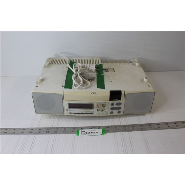 GE Under Counter Radio/CD Player - Untested