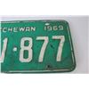 Image 3 : 1969 Saskatchewan License Plate