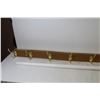 Image 6 : Ram Board Stair Armor (NIB) - Metal Closet Rod (38" - 60) - Wooden Coat Rack w/Brass Hooks