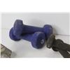 Image 5 : (9) Hand Weights (4 - 3lb, 2 - 1lb, 2 - 5lb, 1 - 8lb)