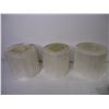 Image 2 : (3) Selenite Candle Holders,(3) Wooden Bases, Pkg. of Napkins, Box of Incense,(2) Pkgs. Fridge Magne