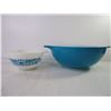 Image 2 : Set of (4) Pyrex Horizon Blue Bowls-very nice condition