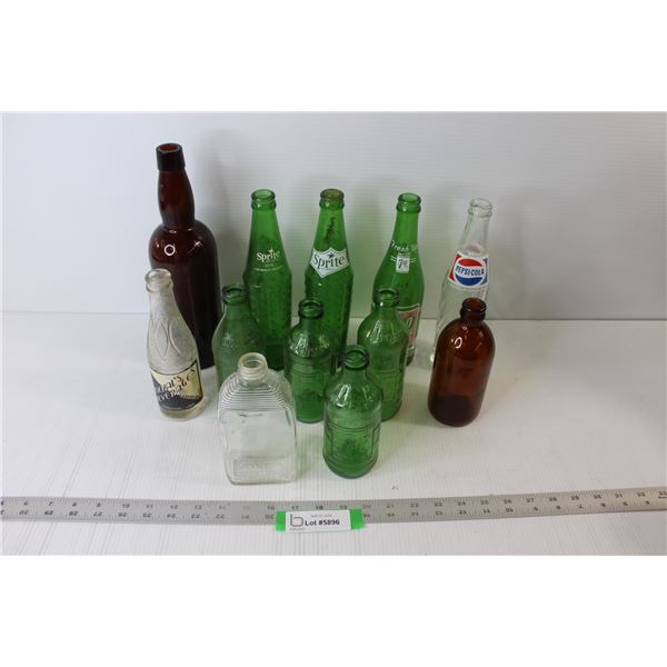 Assortment of Vintage Bottles