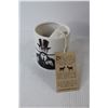 Image 2 : Mustache Cup, Ceramic Scrub Brush Holder Woman, (3) Egg Cups