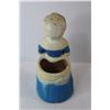 Image 5 : Mustache Cup, Ceramic Scrub Brush Holder Woman, (3) Egg Cups