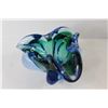Image 4 : (2) Art Glass Pieces - Plate, Bowl