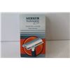 Image 9 : Jack Dean Gentleman's Military Brush - Merkur Solinden Razor w/Blades (NIB) - Metal Handled Disposab