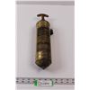 Image 1 : Vintage/Antique Unused Brass Pyrene 1 QT. Hand Fire Extinguisher (Full, Unused) - CANNOT SHIP