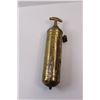 Image 5 : Vintage/Antique Unused Brass Pyrene 1 QT. Hand Fire Extinguisher (Full, Unused) - CANNOT SHIP