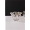 Image 2 : (5 pcs) Crystal Candy Dishes & Dominion - 9 Clear Glass Insulator