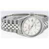 Image 3 : Rolex Mens Stainless Steel 36MM Silver Index Engine Turn Datejust Wristwatch