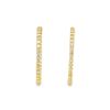 Image 2 : 2.10 ctw Diamond Hoop Earrings - 14KT Yellow Gold