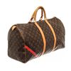 Image 3 : Louis Vuitton Brown Monogram Canvas Keepall 50 Travel Bag