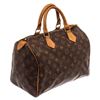 Image 2 : Louis Vuitton Brown Monogram Canvas Speedy 30 Satchel Bag