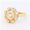 Image 2 : 1.05 ctw CENTER Diamond 18K Yellow and White Gold Ring (1.40 ctw Diamonds)