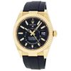 Image 1 : Rolex Mens Yellow Gold Sky Dweller 42MM On Oyster Flex Band With Box And Papers