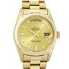 Image 1 : Rolex Mens Quickset 18K Yellow Gold Factory Diamond Dial Day Date President Wris