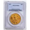 Image 1 : 1927 $20 Double Eagle Gold Coin PCGS MS63