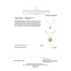 Image 3 : Mother of Pearl Coin Pendant & Chain - 14KT Yellow Gold