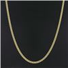 Image 3 : NEW Unisex Solid 14k Yellow Gold 4.4mm Miami Cuban Curb Link 22" Chain Necklace