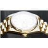 Image 2 : Rolex Mens 18K Yellow Gold Double Quickset Champagne Index President Wristwatch