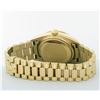 Image 8 : Rolex Mens Quickset 18K Yellow Gold Factory Champagne Diamond Dial Emerald Bezel