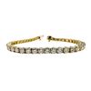 Image 1 : 10.02 ctw Diamond Tennis Bracelet - 18KT Yellow Gold