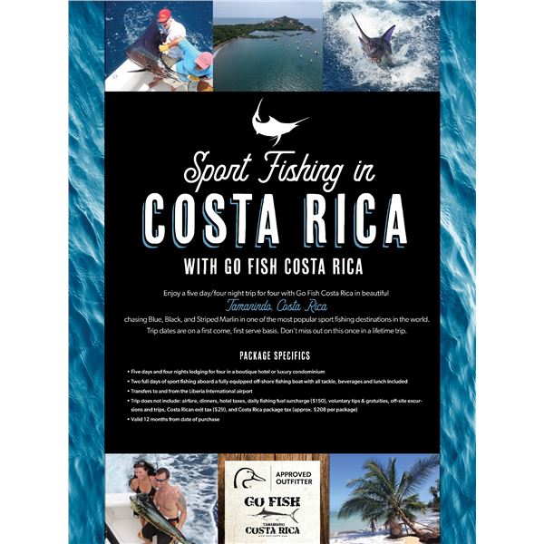 Costa Rica Billfishing for Four