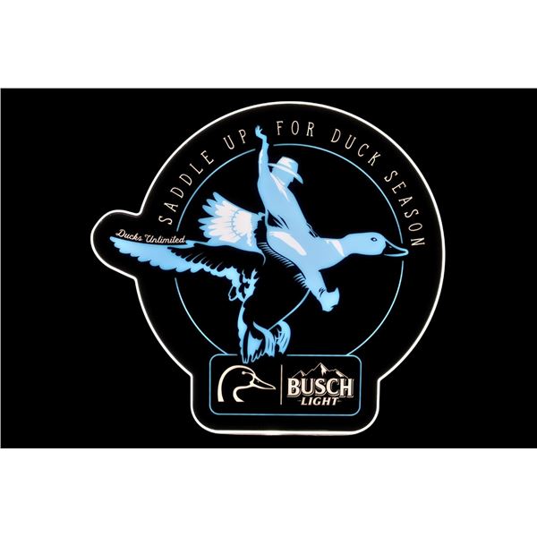 Saddle Up Busch Light LED Sign