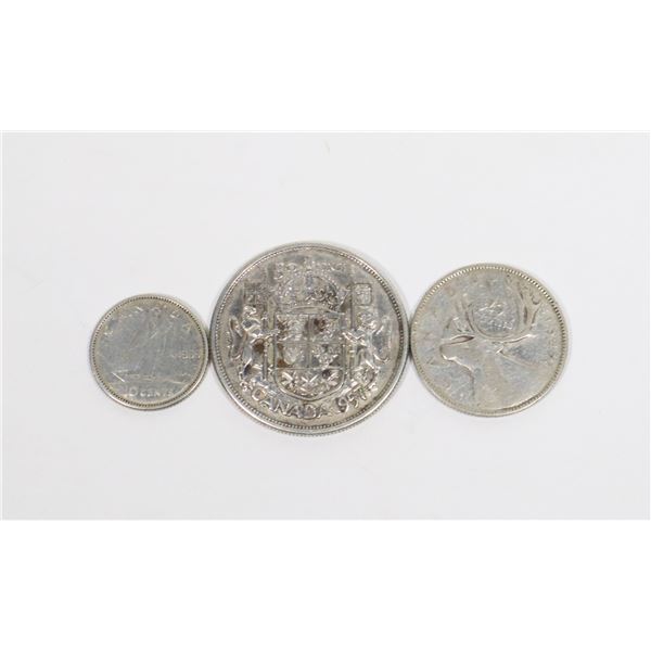 1/2-OZ ASW CANADA SILVER ($0.85 FACE VALUE)
