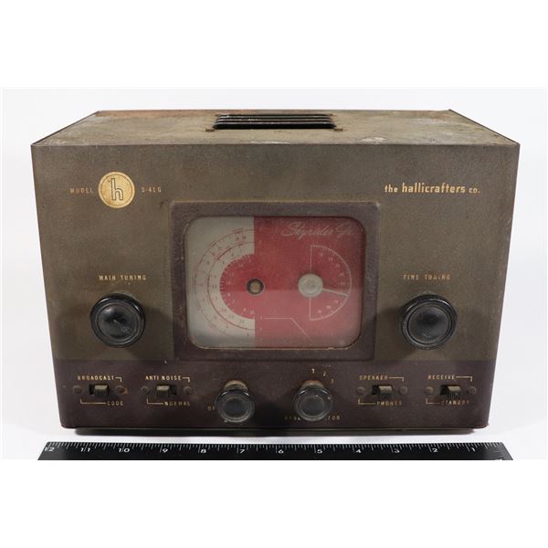 VINTAGE HALICRAFTERS RADIO NON-WORKING