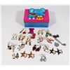 Image 1 : TRINKET BOX FILLED WITH OF CHARMS AND EARRINGS  AL