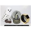 Image 1 : BOX OF HOME DECOR, PENGUIN SNOW GLOVE, OWL