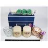 Image 1 : BOX OF NEW CANDLES SOLD WITH CANDLE HOLDERS