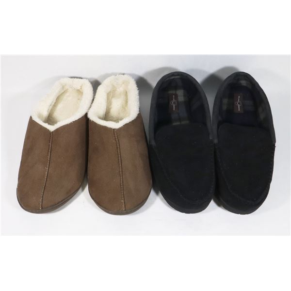 MEN'S INSULATED SLIPPERS SIZE XL (11-12)