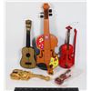 Image 1 : LOT OF DECORATIVE GUITAR AND VIOLINS
