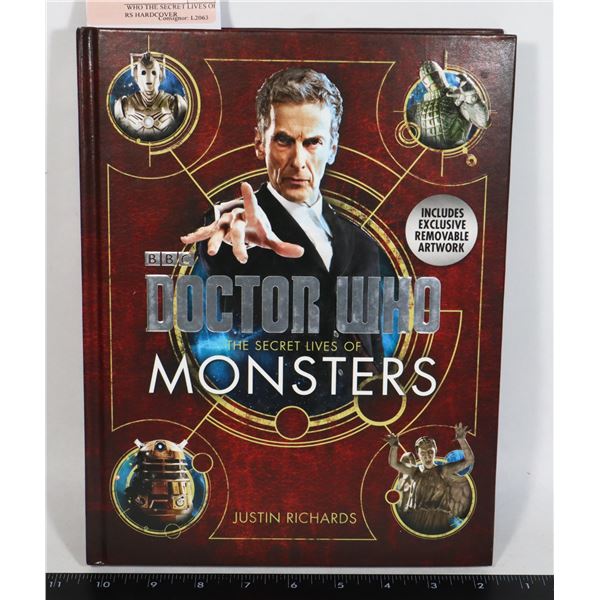 DOCTOR WHO THE SECRET LIVES OF MONSTERS HARDCOVER