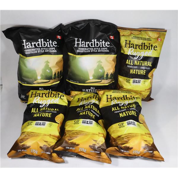 BOX OF HARD BITE CHIPS, ALL NATURAL