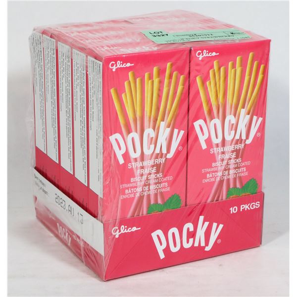CASE OF POCKY STRAWBERRY FLAVOUR