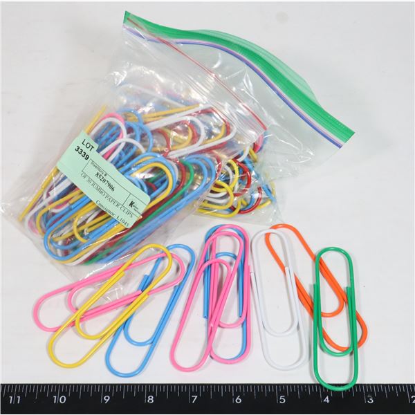 2BAGS OF 30 JUMBO PAPER CLIPS