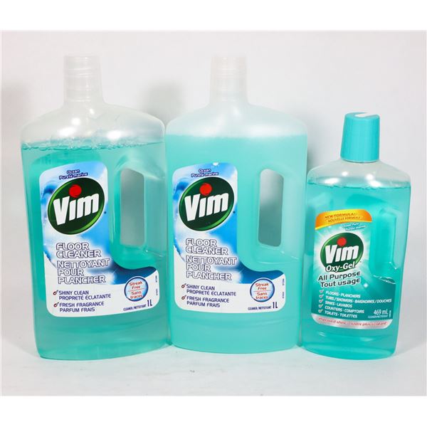 BUNDLE OF VIM FLOOR CLEANERS