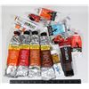 Image 1 : ZIPLOCK BAG OF  10 PLUS TUBES ARTIST BRAND PAINTS